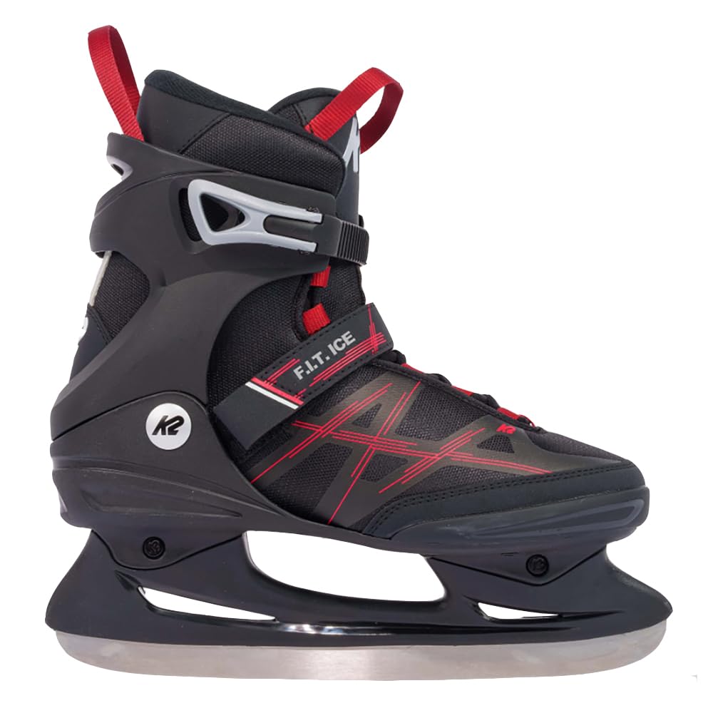 K2 Skates Men's Ice Skates F.I.T. ICE, black - red, 25G0410.1.1.070