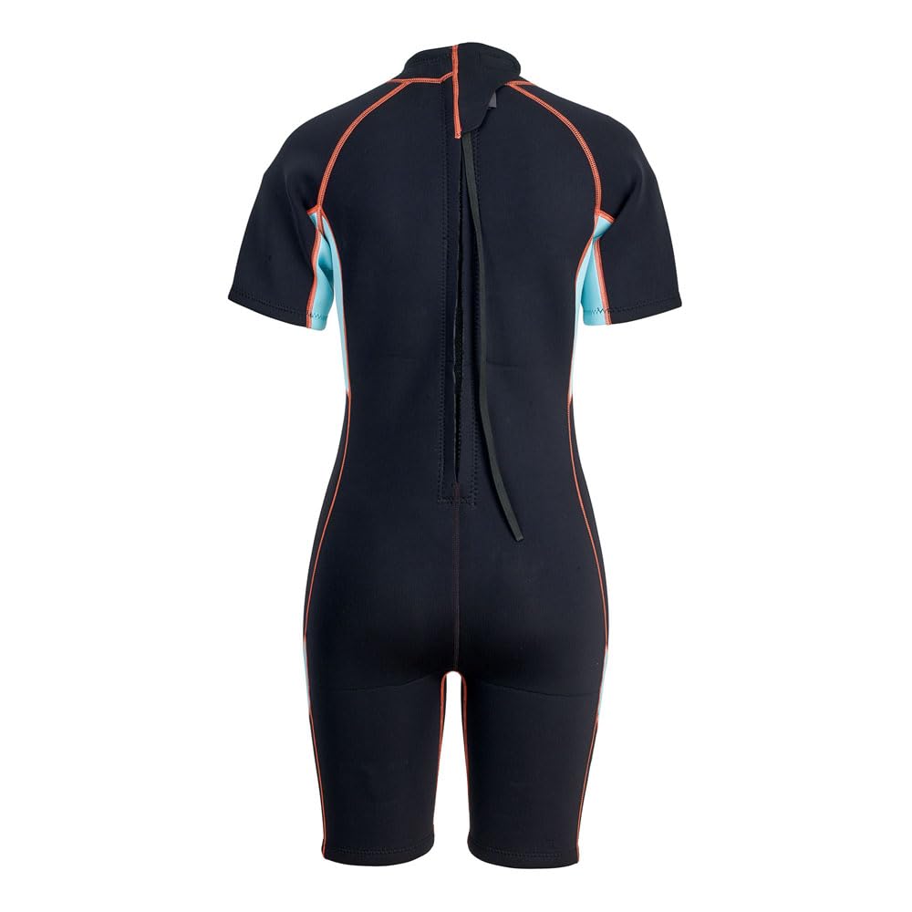 Beco shorty wetsuit for women made of 3 mm CR neoprene, warm ladies' wetsuit with UV protection UPF 50+ and convenient back zipper - in size XL.