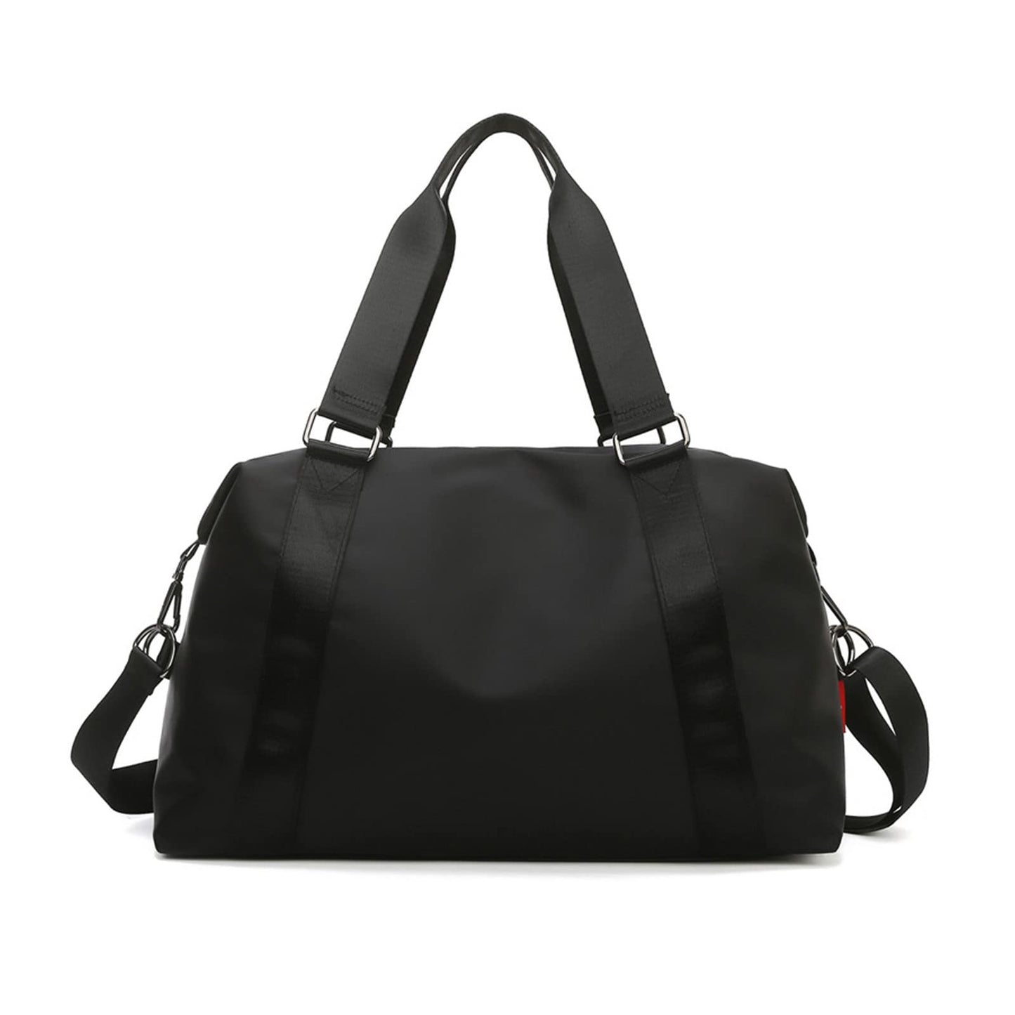FANDARE Ultralight Travel Bags Carry-on Sports Bag for Men and Women Shoulder Bag Overnight Weekend Clinic Handbag Swim Bag Training Bag Black