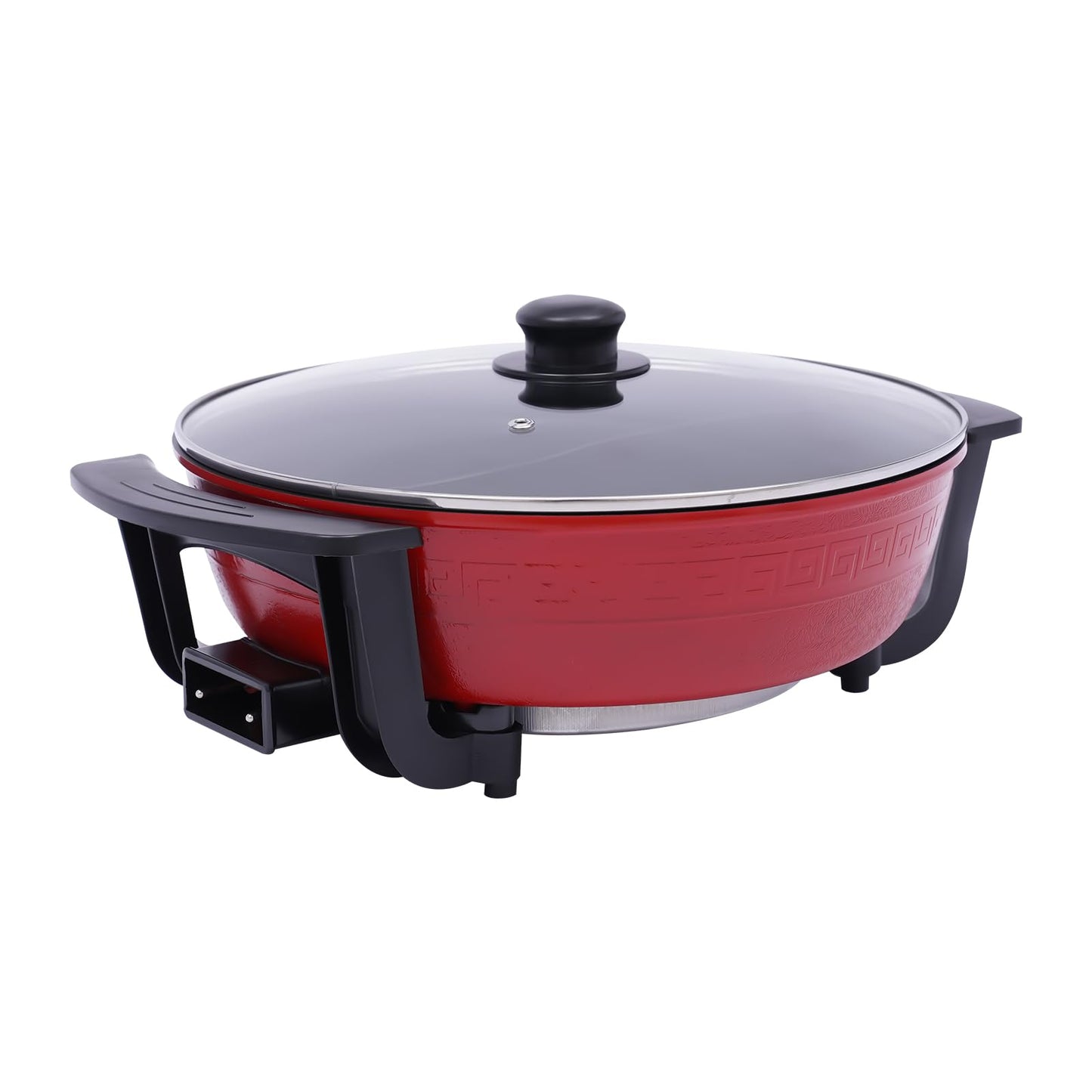 Hot Pot 1300W 220V, Electric Hotpot 6L Twin Cooking Pot Fire Pot Soup Pot with Lid, 2 Chambers Hot Pot Soup Pot Kitchen Cooking Pot for Home, Party, Family Gathering.