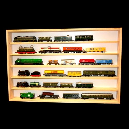 Alsino collector's cabinet hanging cabinet V-12a display case H0 scale display shelf 90 cm H0