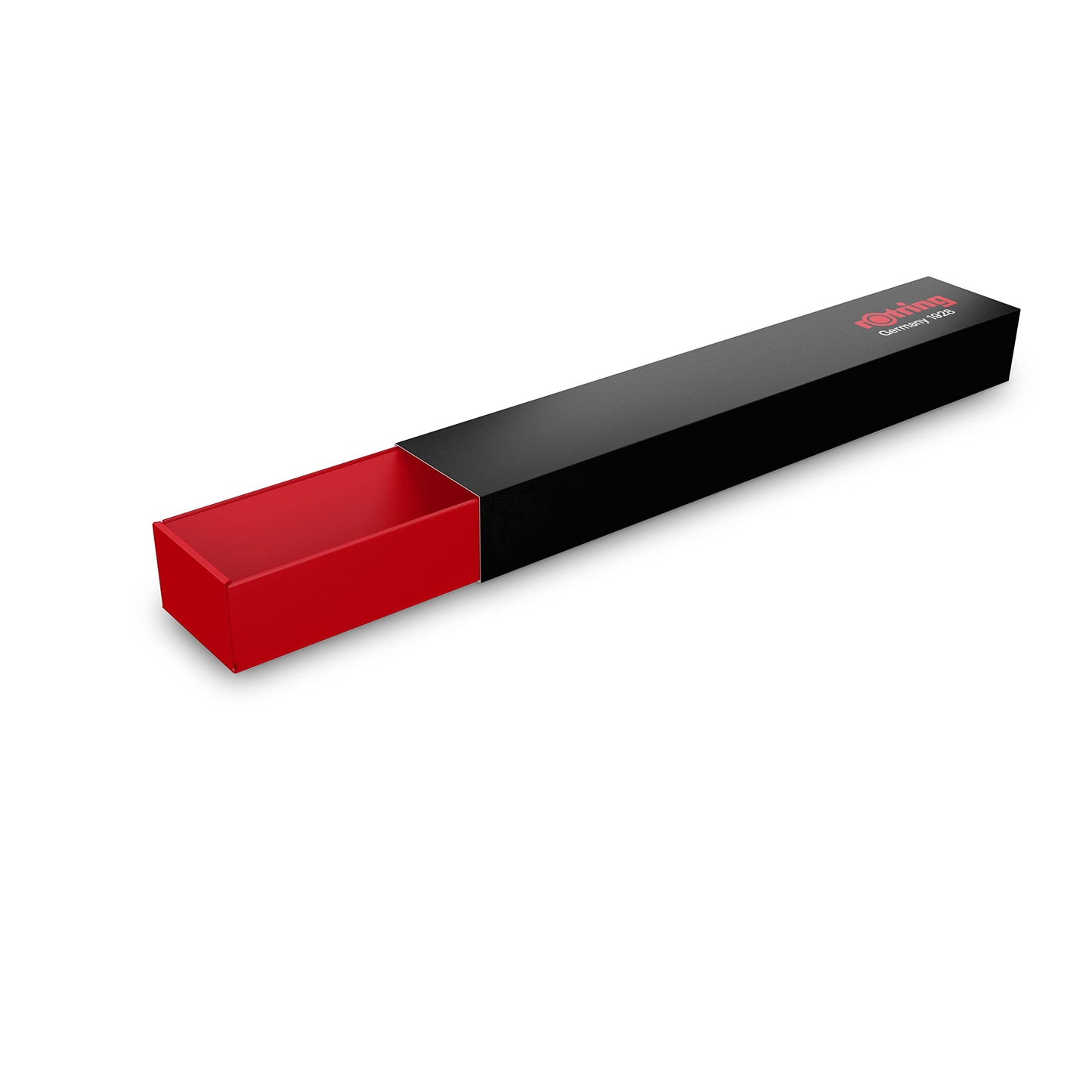 Rotring 600 3-in-1 writing instrument with ballpoint pen and mechanical pencil. Ballpoint pen with 2 fine tips (black and red ink) and 1 mechanical pencil with 0.5mm lead. Silver color.