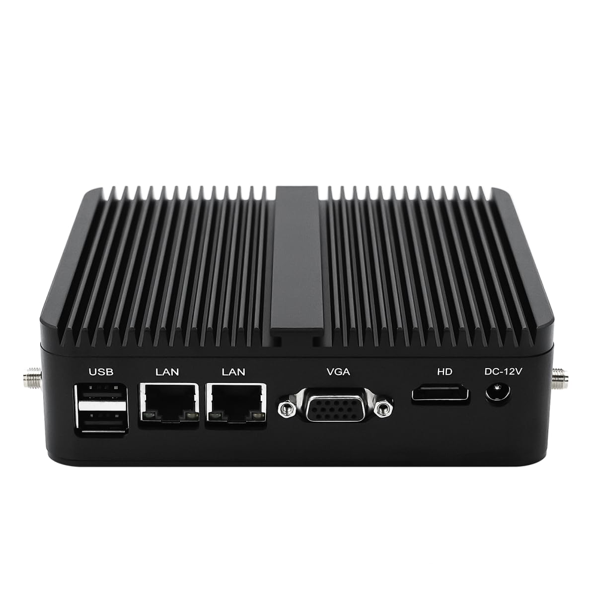 WEIDIAN Industrial PC Fanless Mini PC Celeron J4125, 8GB RAM 128GB SSD, 2RS232 COM, 2Gigabit LAN, HD+VGA, Win11 Fanless Industrial Fanless Embedded Mini Computer Linux Auto Power On.