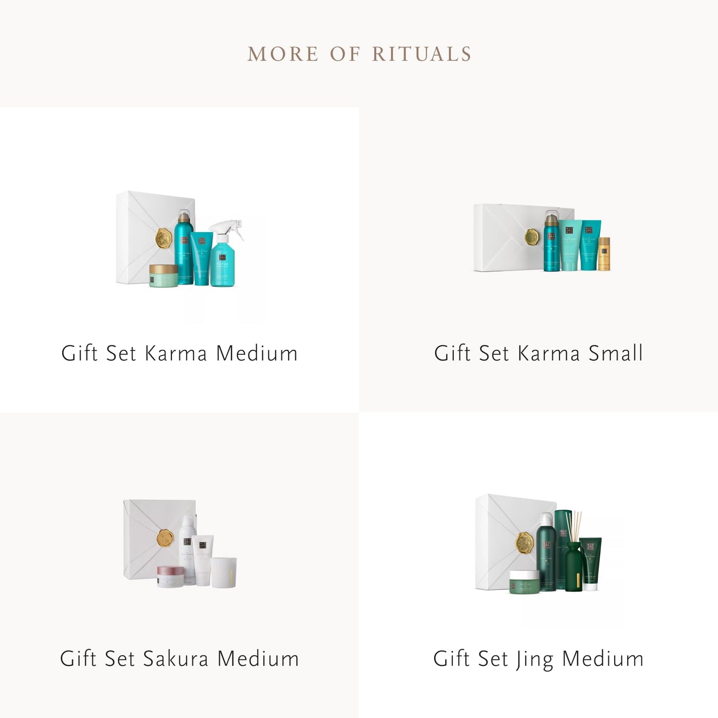 RITUALS Soothing Treat Gift Set from The Ritual of Karma series, includes: shower foam, body cream, body scrub, body oil, 1112243