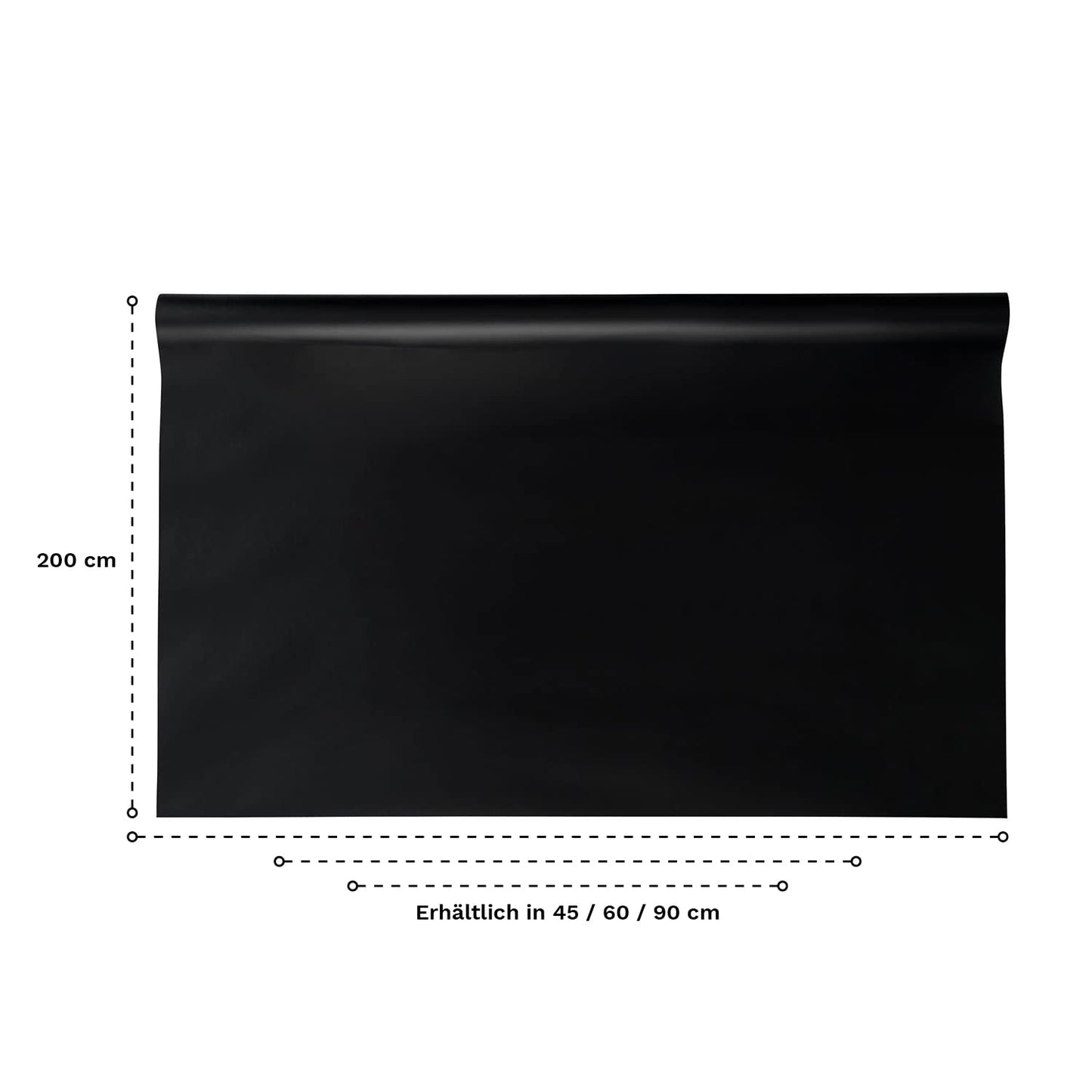 Self-adhesive chalkboard foil 90x200 - Wipeable film - Adhesive chalkboard film Children's blackboard sticker for kitchen or children's room