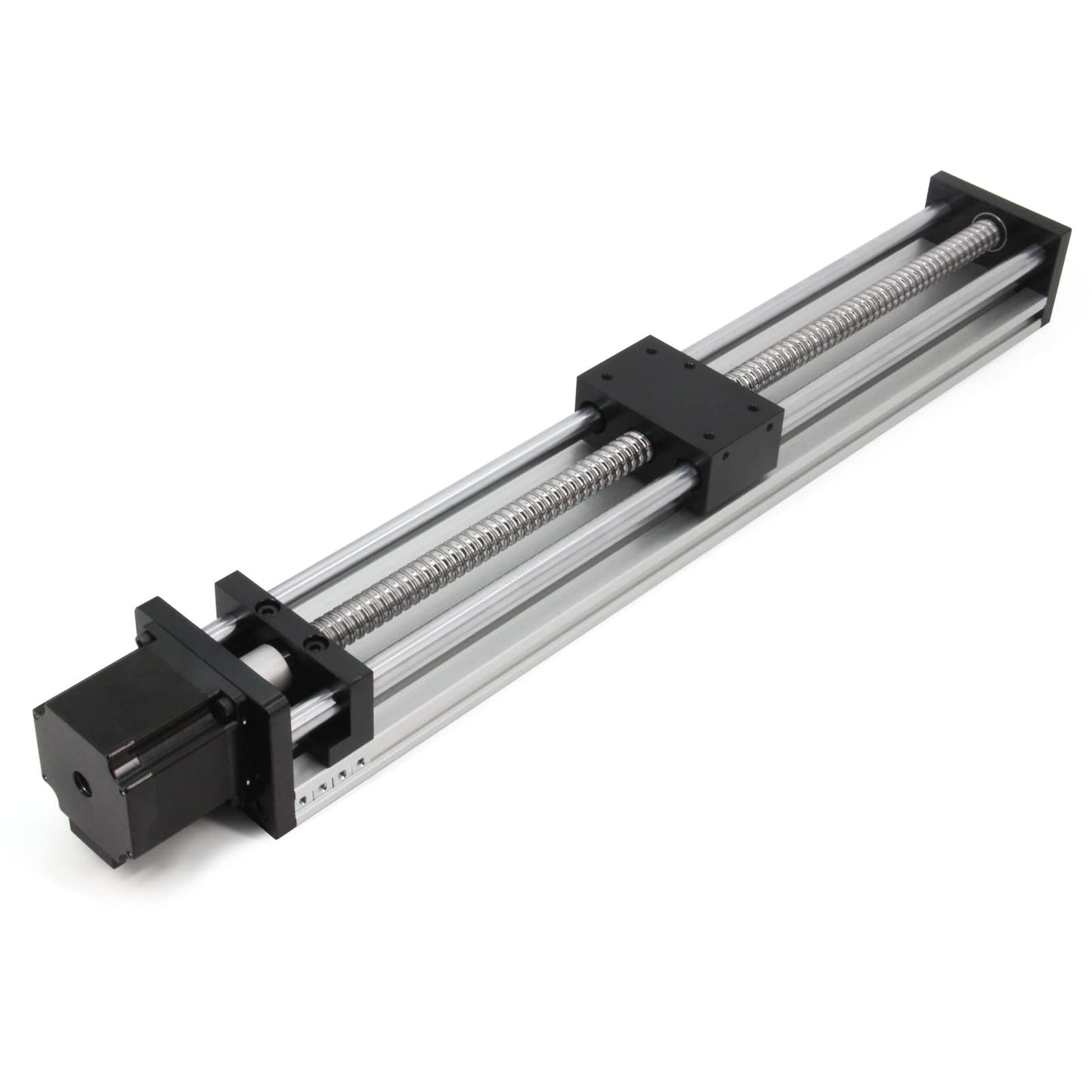 Befenybay 400mm effective travel length Double optical axis guide ball screw SFU1605 with NEMA23 stepper motor for DIY CNC mill parts X Y Z linear table actuator and 3D printer.