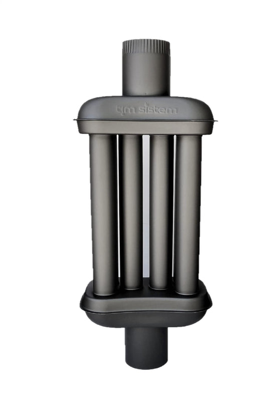 TimSistem 120mm exhaust heat exchanger air heat exchanger chimney pipe smoke gas cooler exhaust pipe diameter (80 cm)