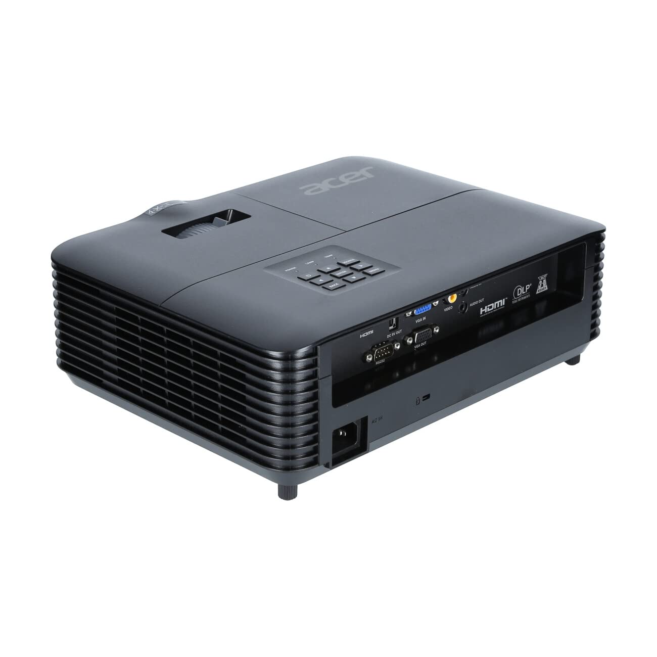 ACER X1326AWH projector (WXGA, 1280x800, 20,000:1 contrast, 4000 ANSI lumens, HDMI, VGA, audio jack) black