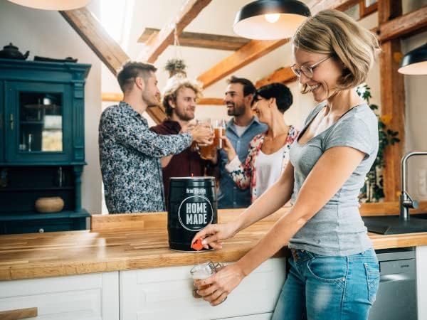 Brew Keg | DIY beer brewing kit | Pilsner in a 5 liter keg | Ready in 7 days | Gift for men, friend, or father | Beer gift