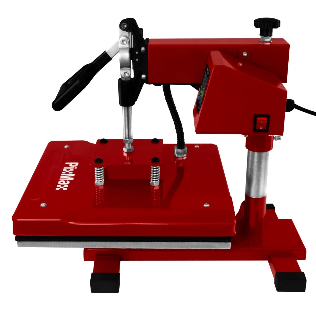 38 x 38cm Heat press Swing-away transfer press Textile press Shirt press Sublimation printing Touchscreen Adjustable pressure Ink or vinyl 250°C DIY business 10 sublimation sheets