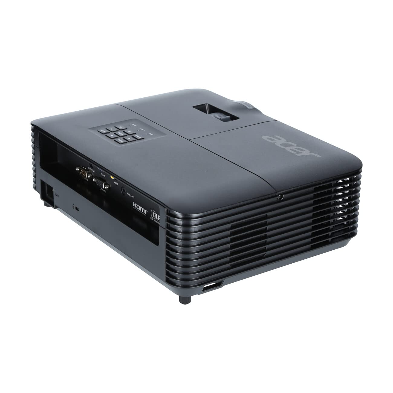 ACER X1326AWH projector (WXGA, 1280x800, 20,000:1 contrast, 4000 ANSI lumens, HDMI, VGA, audio jack) black