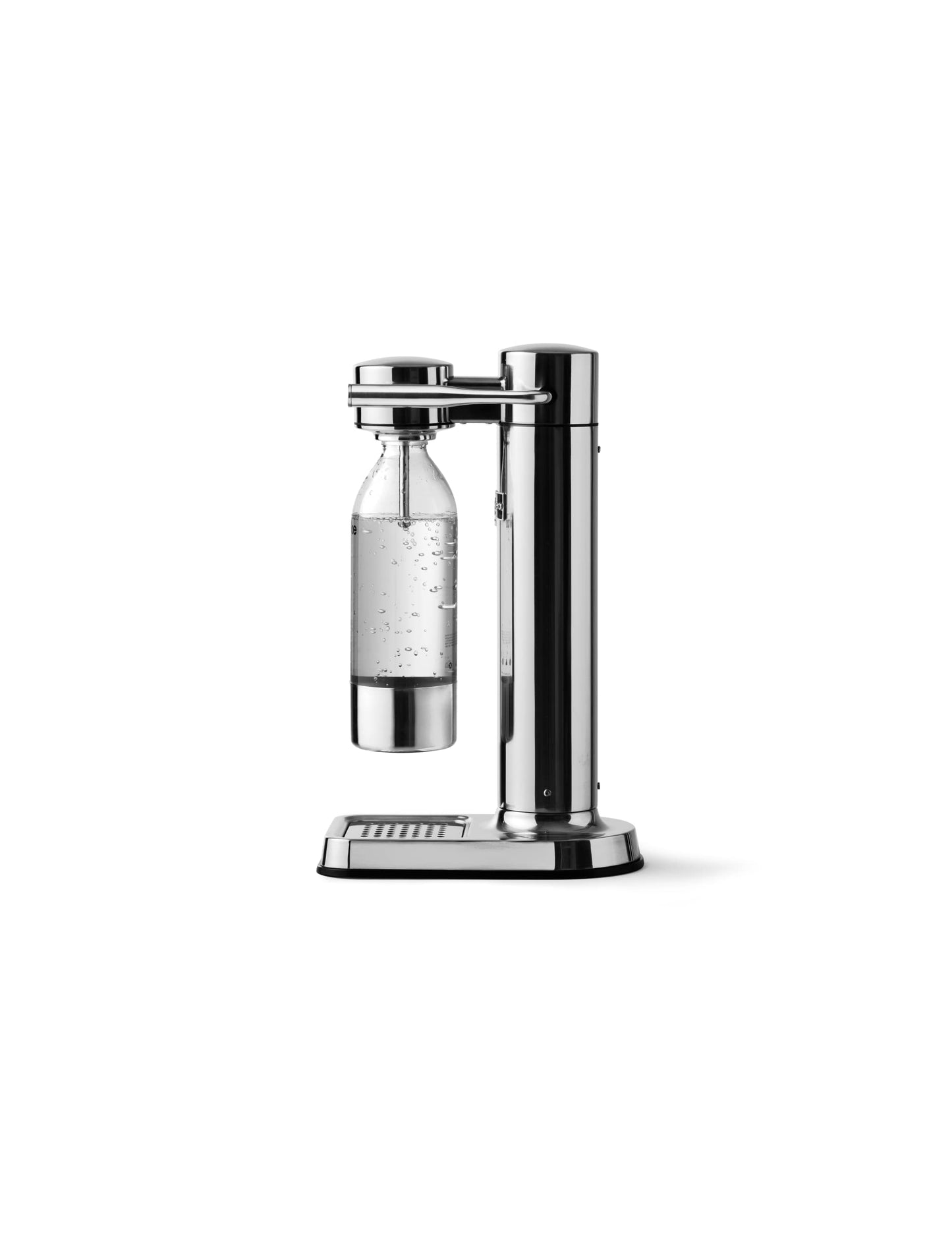 Aarke 2-Pack PET bottles for Carbonator 3 water carbonator, BPA-free with stainless steel details, 800ml, AASPB1-STEEL.