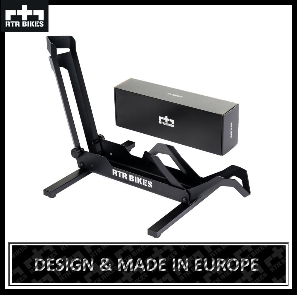RTR BIKES Brutus Professional Free-standing Bike Stand - Perfect for your garage, home, or bike shop.