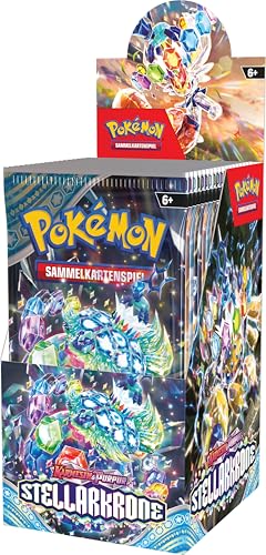 Pokemon Trading Card Game: Booster Bundle Crimson & Purple - Stellar Crown (18 Booster Packs)