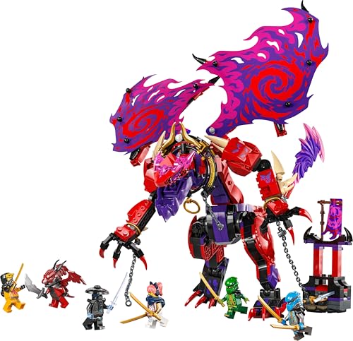 LEGO NINJAGO Stormbringer Dragon - Toy with 6 Ninja Minifigures - Roleplay Building Set for Boys and Girls 8+ - Gifts for Fans of the TV series Rise of the Dragons 71832