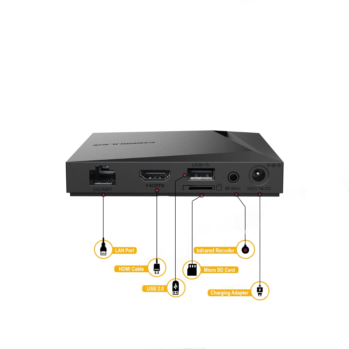 Formuler Z11 Pro Max 4K Android 11 Dual Band 5G Gigabit LAN 4GB RAM 32GB Storage with Premium IR1 Remote Control