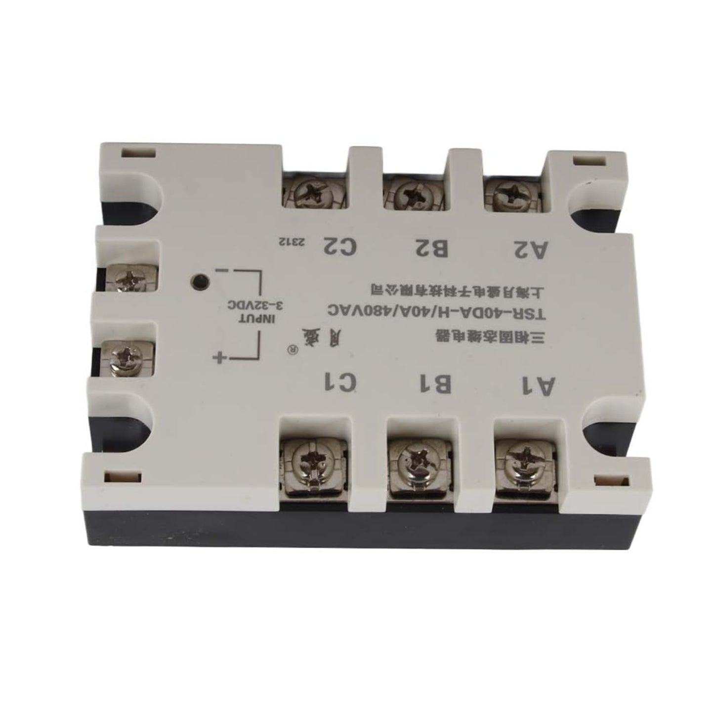 40A 3-phase semiconductor module, distribution and control device relay SSR status relay, machine control input TSR-40DA-H