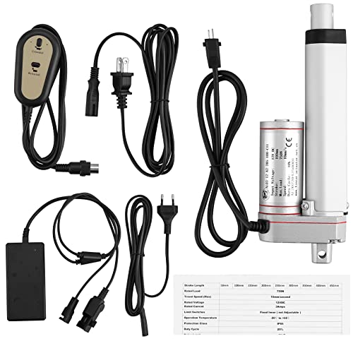 Justech Linear Motor Linear Drive 12V Spindle Drive Actuator Adjusting Drive Gate Opener Linear Actuator Motor