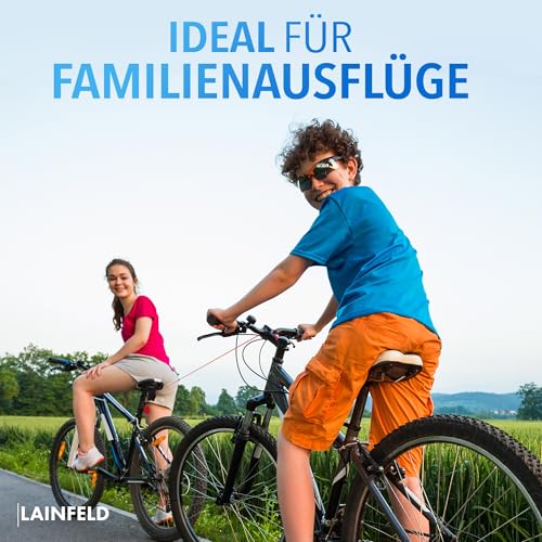 LAINFELD Children's Bicycle Tow Rope | 2.5 Meter Towing System | Universally fitting | Pulling system for children's bicycles Tow rope Follow me