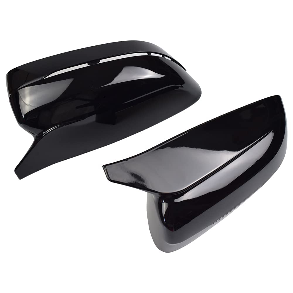 1 Pair of Mirror Caps Left Right Side Mirror Cover Caps for BMW G20 G21 G30 G31 G11 G14 G15 (Jet Black)