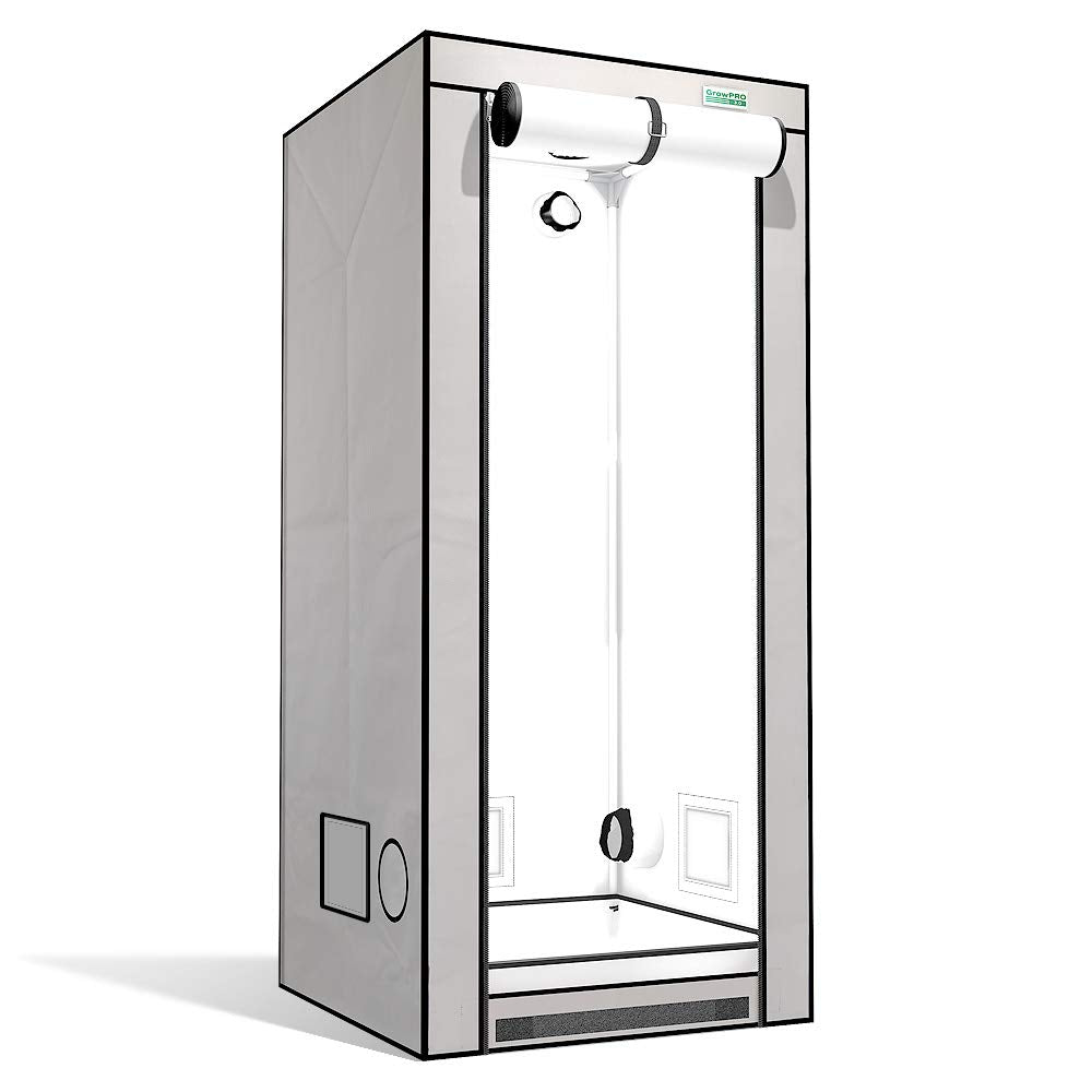 GrowPRO grow tent complete set with Lumatek grow LEDs (S + ATS PRO 200W)