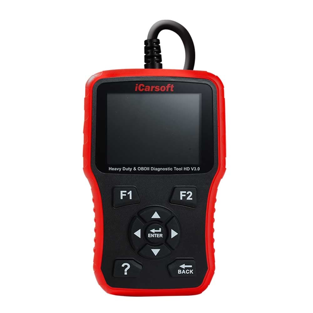 iCarsoft HD V3.0 is a professional and powerful diagnostic tool for trucks and commercial vehicles.