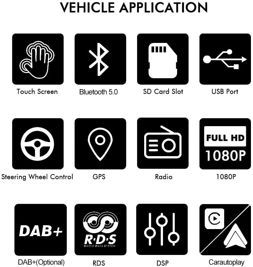 Android 12 car stereo compatible with Mercedes Vito W639 car stereo W169 W245 W639 with CarPlay, Android Auto Octa-Core CPU, 9-inch IPS touchscreen with Bluetooth 5.0 USB WiFi 4G SWC DSP DAB, 6+128GB.