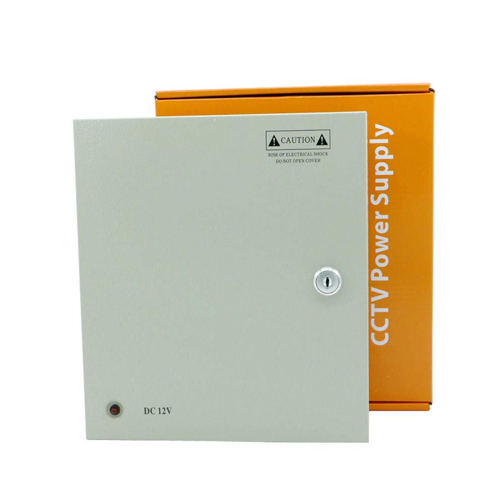 9-channel power supply box for CCTV camera video surveillance power supply 12V DC10A 120W.