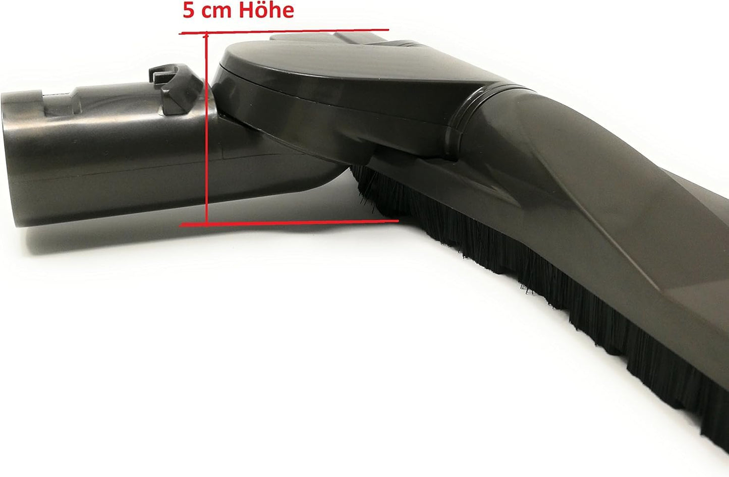 Flexible parquet nozzle, parquet brush, brush compatible with Dyson vacuum cleaners (with adapter for Big Ball, Big Ball 2, CY22 CY23)