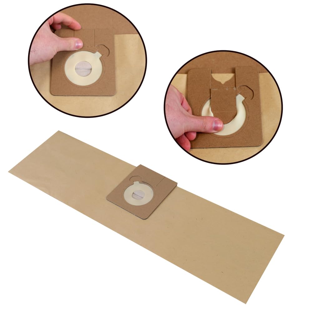 20x vacuum cleaner bags compatible with Wetrok Bantam 6 > 9, Monovac 6