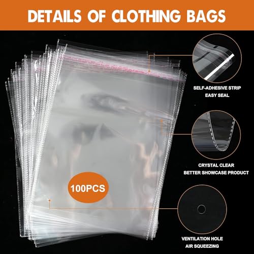 BoxLegend Folding Board for Clothes, T-Shirt Folding Board with Shirt Pocket 100 PCS 25x33CM, 3500 PCS Clothing Size Labels 7 Sizes Clothing Storage and Organization Clothes Bag Folding board Shirt