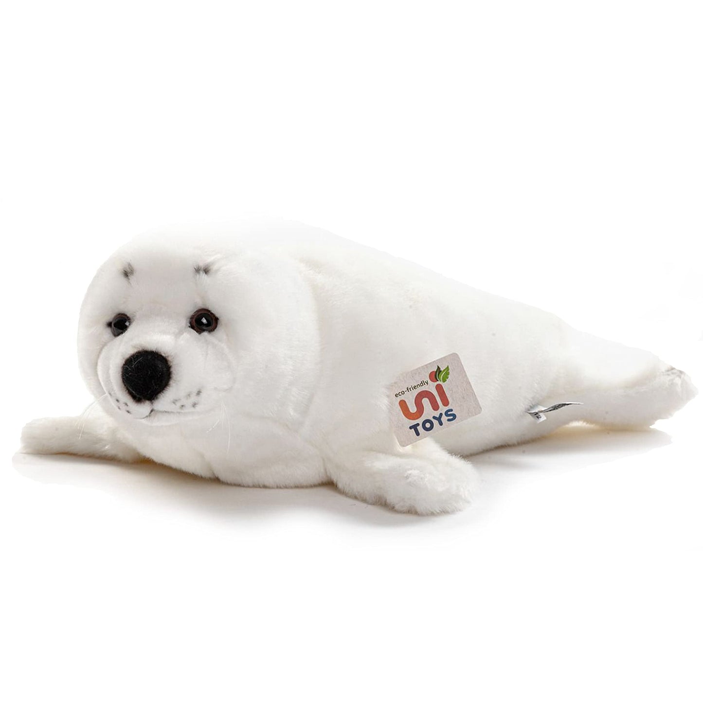 University Toys - 18 inch (length) - White Seal - Plush Seal - Stuffed Animal, Cuddly Toy