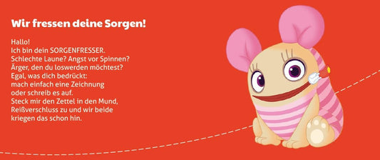 Schmidt Spiele 42494 Worry Eater Pia, plush figure, 21 cm