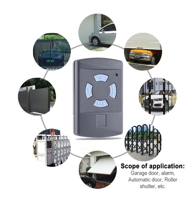 868.3MHz garage door opener for Hörmann hand transmitters, Hormann remote control garage door universal 868MHz compatible MHz Hörmann garage door opener HSM2 HSM4 HS1 HS2 HS4 HSE2 HSZ1 HSZ2 HSP4 3 pieces