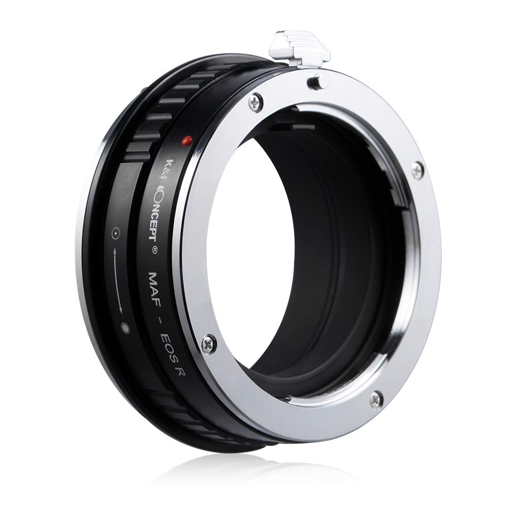 K&F CONCEPT MAF to EOS R lens adapter is compatible with Sony Alpha A Mount (and Minolta AF) lenses on EOS R cameras.