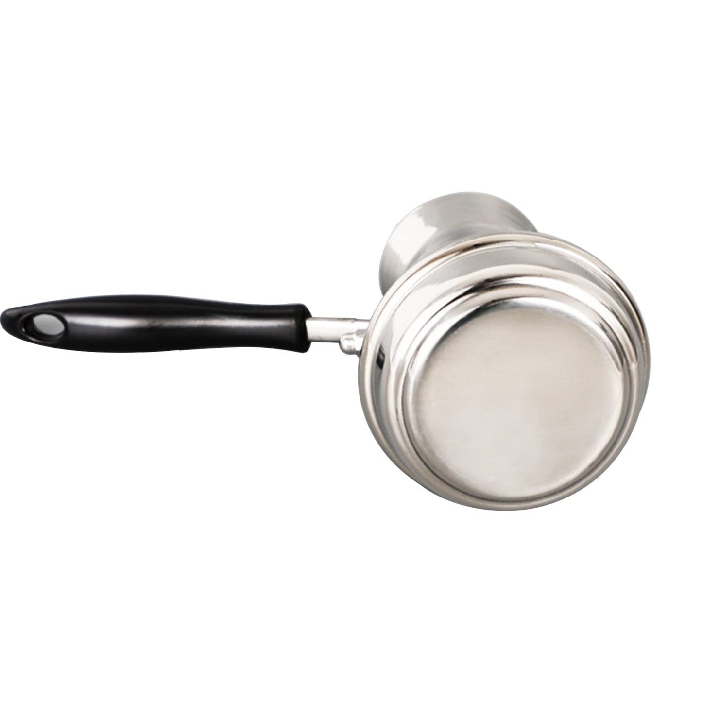 Turkish coffee pot, stainless steel coffee pot with long handle, moka pot for Turkish, Arabic, and Greek coffee, handmade Arabic coffee pot, coffee milk frother (850ml)