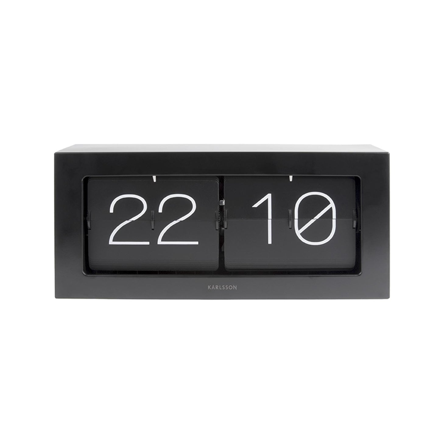 Karlsson modern desk clock KA5642BK, color - Black