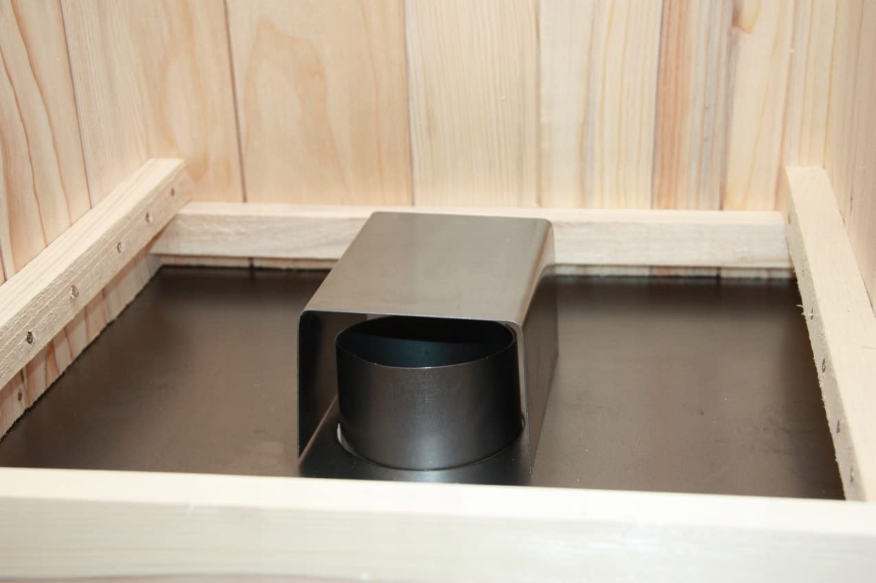 Smokehouse wood impregnated smoker cabinet garden 50 x 50 x 70 cm.