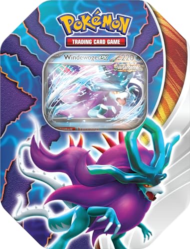 Pokémon Trading Card Game: Tin Box Paradoxclash: Windewoge-ex (1 holographic promo card & 4 booster packs)