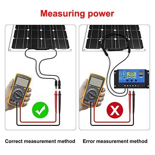 DOKIO 100W flexible mono 12V solar panel - ideal solar module for RV, camping, garden shed