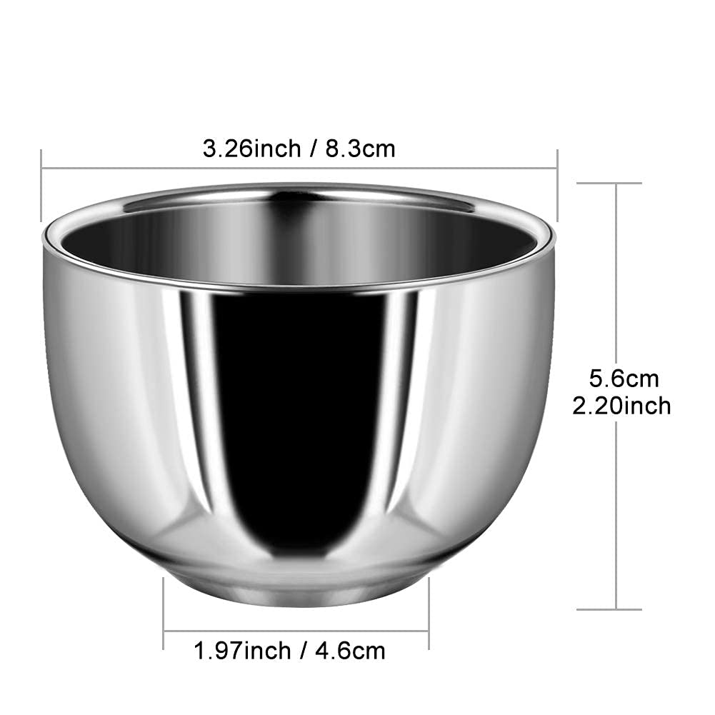 GRUTTI 2 in 1 shaving set for men - safety razor stand and stainless steel shaving bowl - holder and bowl set, perfect Father's Day gifts for men, fathers, friends