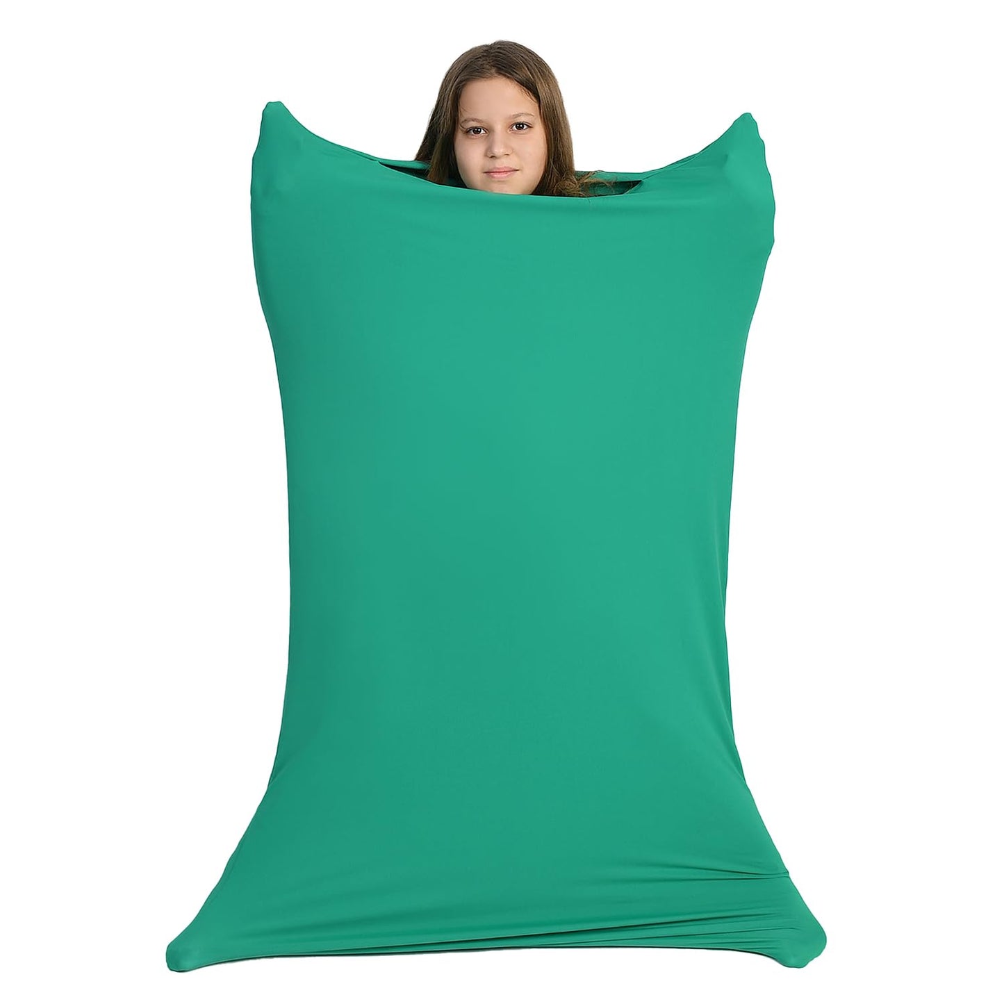 Sensory Owl full body sock sensory kids and adults full body wrap stress relief autism ADHD tool XXXL 190 cm Green