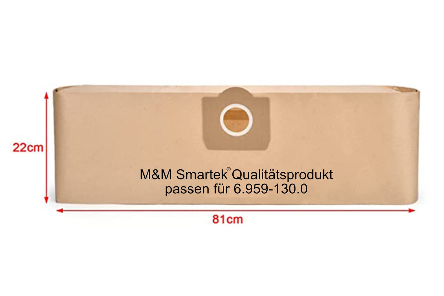 5 paper filter bags like 6.959-130.0 + cartridge filter like 6.414-552.0 + closure 4.075-012.0 suitable for KÄRCHER WD2 WD3 MV2 MV3 A2054 A2201