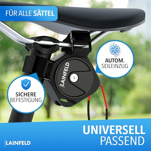 LAINFELD Children's Bicycle Tow Rope | 2.5 Meter Towing System | Universally fitting | Pulling system for children's bicycles Tow rope Follow me