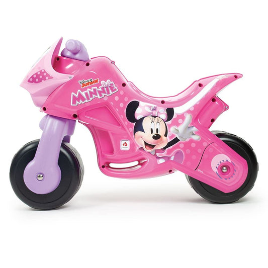 Balance Bike for 1-3 year old kids. Minnie Mouse themed with wide, stable, ergonomic design. Lightweight, portable for indoor/outdoor use. Perfect gift for 1st birthday boys and girls.