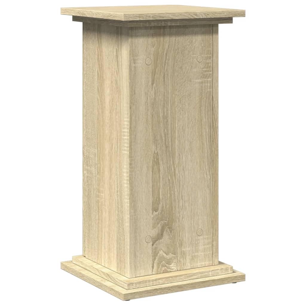 vidaXL Pedestal with Storage Sonoma Oak 31x30x60 cm Wood Material