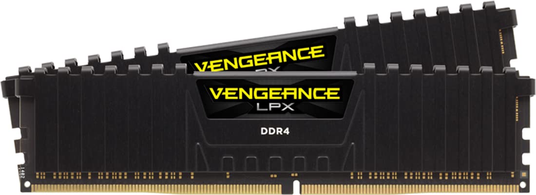 Corsair Vengeance LPX 32GB (2 x 16GB) DDR4 3600 (PC4-28800) C18 1.35V Desktop Memory - Black