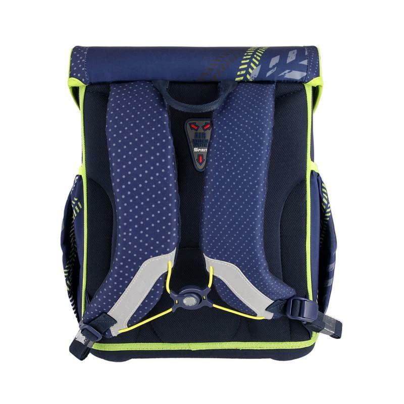 Generic tractor - bulldog - spirit cool school bag set 8 pieces including chest bag, sports bag, lunchbox, and water bottle.