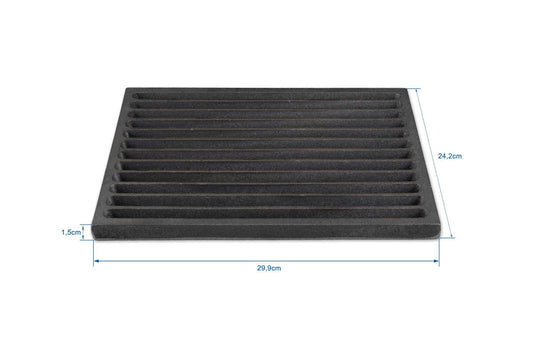 GRILLROSTPROFI Ash grate - fire grate - coal grate - chimney grate in premium quality - cast iron, 24 x 30 cm.