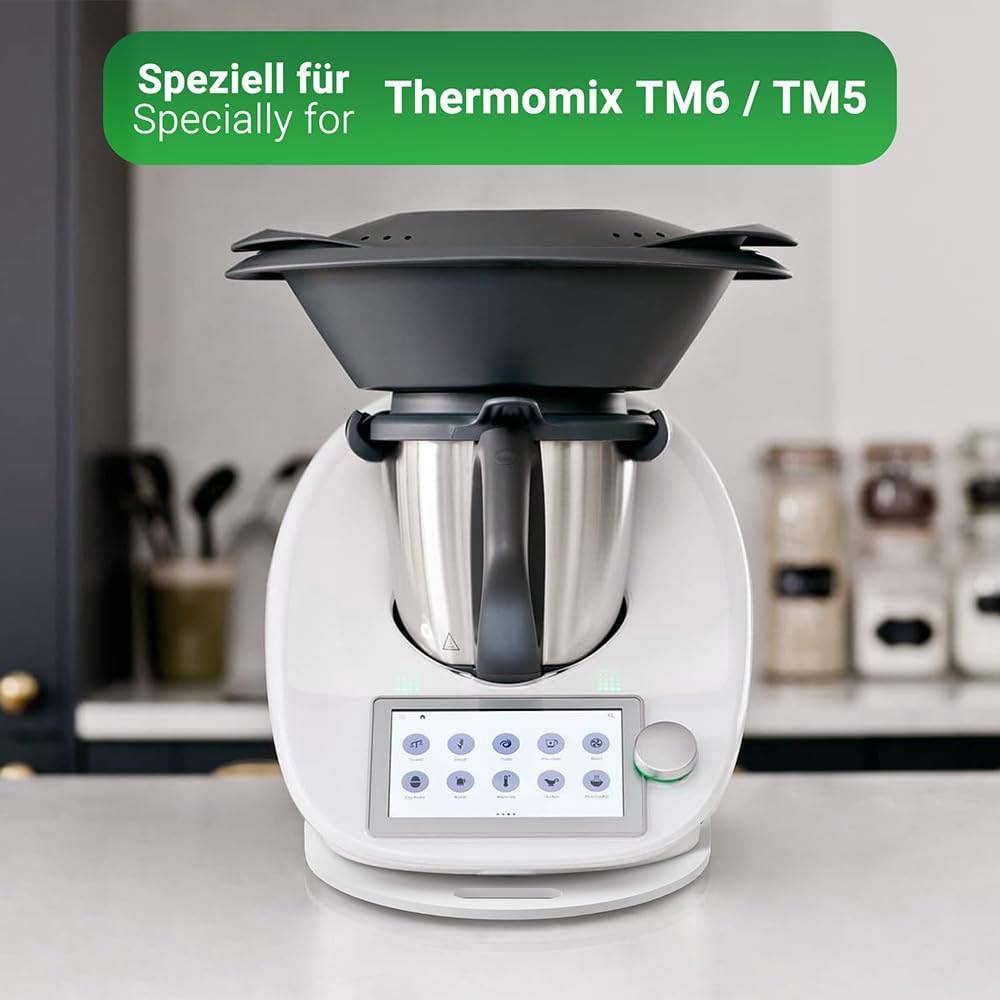 Triumphant sliding board for Thermomix TM6 TM5 Slider effortless moving rolling board made of acrylic - White